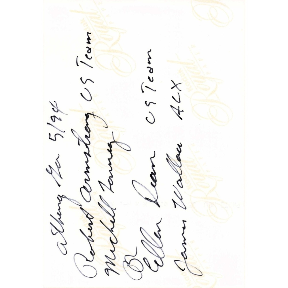 Vtg 1994 Athens GA Airshow Photo Aerobatic Team Notated - Picture 2 of 2